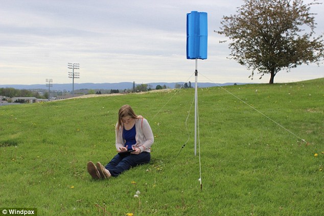 The portable WIND TURBINE to charge your phone: Collapsible Wisp will power  up all your devices in the wilderness