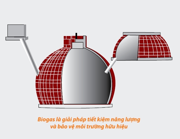 Cách thức hoạt động của bể biogas làm bởi Hoàng Minh  Mua ngay