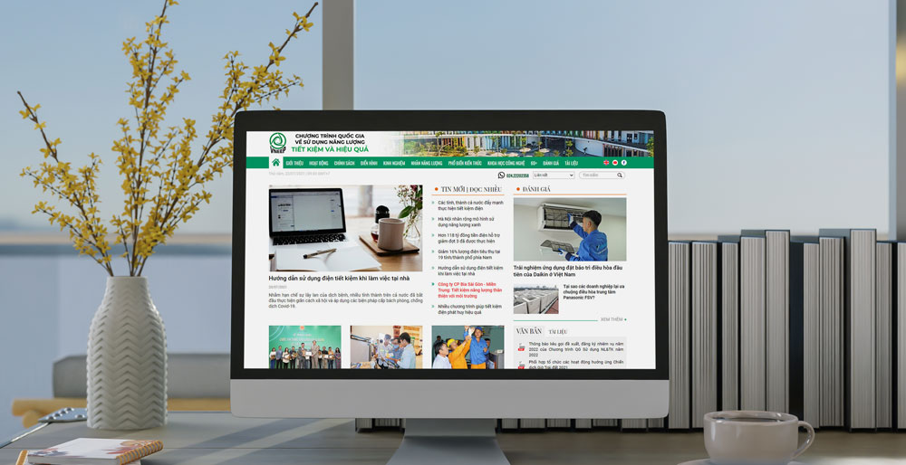 Nâng cấp Trang thông tin điện tử Chương trình VNEEP